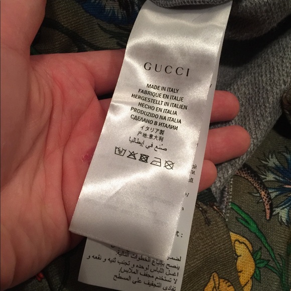 NWOT Gucci Men’s Hooded Sweatshirt Size L Cotton - Picture 4 of 4